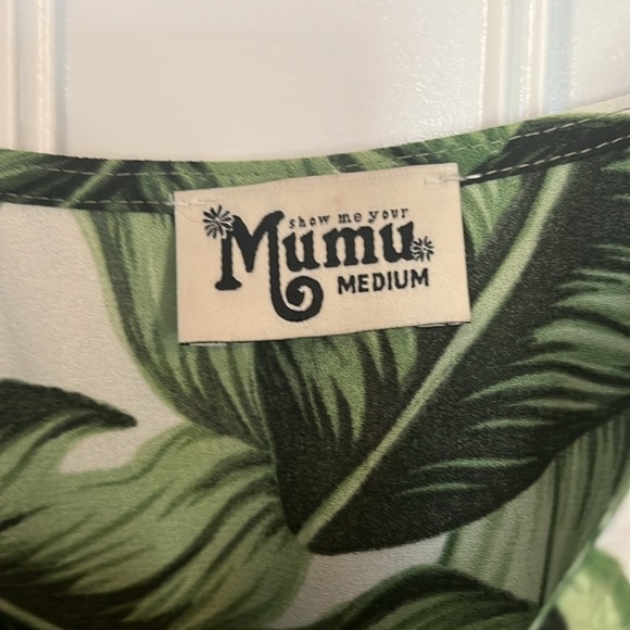 Lulus Palm Leaf Mini Dress Size Medium - Picture 5 of 7